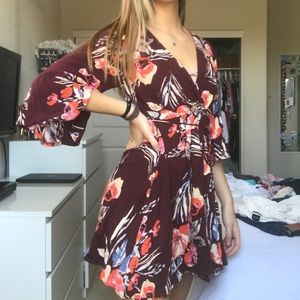 floral billabong dress